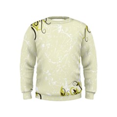 Flower Star Floral Green Camuflage Leaf Frame Kids  Sweatshirt by Mariart