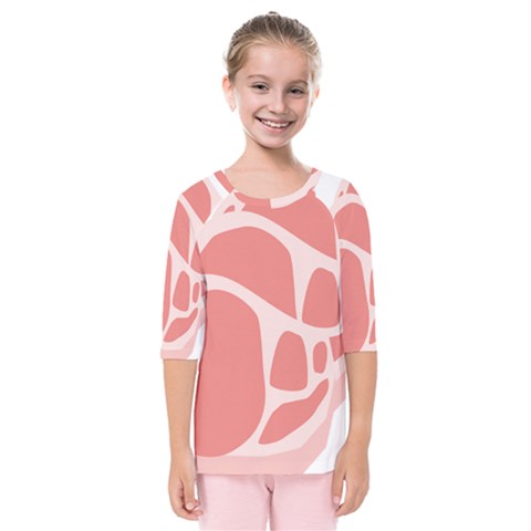 Meat Kids  Quarter Sleeve Raglan Tee by Mariart