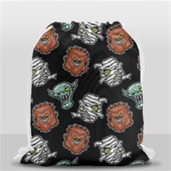 Pattern Halloween Werewolf Mummy Vampire Icreate Drawstring Bag (small) by iCreate