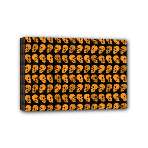 Halloween Color Skull Heads Mini Canvas 6  X 4  by iCreate