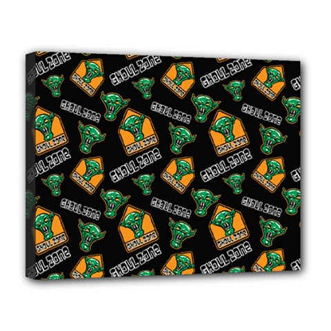 Halloween Ghoul Zone Icreate Canvas 14  X 11  by iCreate