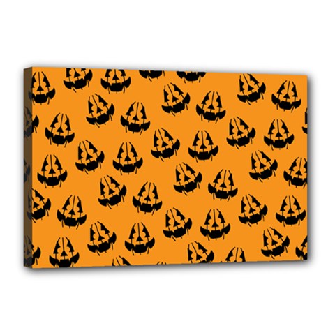 Halloween Jackolantern Pumpkins Icreate Canvas 18  X 12  by iCreate
