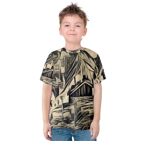 Ink Art Kids  Cotton Tee by NouveauDesign