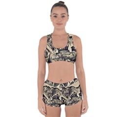 Ink Art Racerback Boyleg Bikini Set by NouveauDesign
