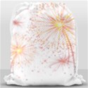Fireworks Triangle Star Space Line Drawstring Bag (Large) View2