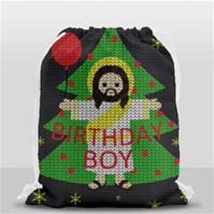 Jesus - Christmas Drawstring Bag (small) by Valentinaart