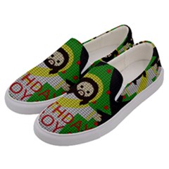 Jesus - Christmas Men s Canvas Slip Ons by Valentinaart