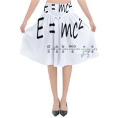 E=mc2 Formula Physics Relativity Flared Midi Skirt by picsaspassion