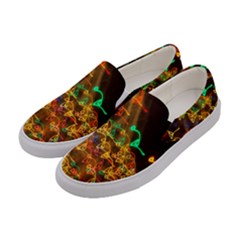 Christmas Tree Light Color Night Women s Canvas Slip Ons by Mariart