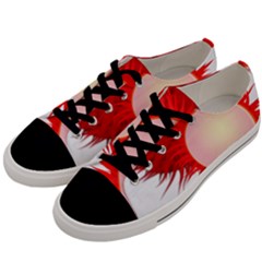 Rambutan Fruit Red Sweet Men s Low Top Canvas Sneakers by Mariart