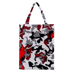 Vector Red Black White Camo Advance Classic Tote Bag by Mariart