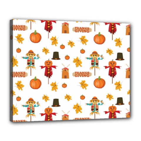 Thanksgiving Canvas 20  X 16  by Valentinaart
