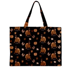 Thanksgiving Turkey  Zipper Mini Tote Bag by Valentinaart