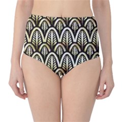 Art Deco High-waist Bikini Bottoms by NouveauDesign