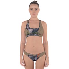 Thanksgiving Turkey Cross Back Hipster Bikini Set by Valentinaart