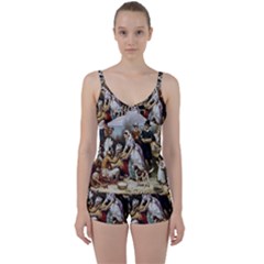The First Thanksgiving Tie Front Two Piece Tankini by Valentinaart