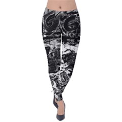 Graffiti Velvet Leggings by ValentinaDesign