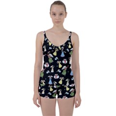 Christmas Angels  Tie Front Two Piece Tankini by Valentinaart