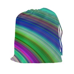 Motion Fractal Background Drawstring Pouches (xxl) by Celenk