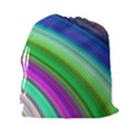 Motion Fractal Background Drawstring Pouches (XXL) View2