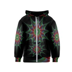Star Abstract Burst Starburst Kids  Zipper Hoodie by Celenk