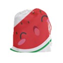 Watermelon Red Network Fruit Juicy Drawstring Pouches (Extra Large) View1