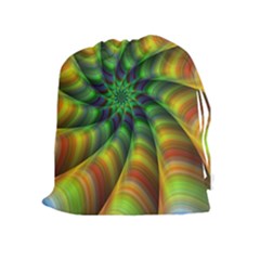 Vision Wallpaper Decoration Drawstring Pouches (extra Large) by Celenk