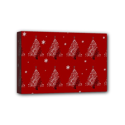 Christmas Tree - Pattern Mini Canvas 6  X 4  by Valentinaart