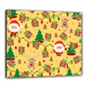 Santa and Rudolph pattern Canvas 24  x 20  View1