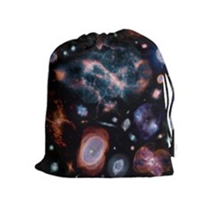 Galaxy Nebula Drawstring Pouches (extra Large) by Celenk