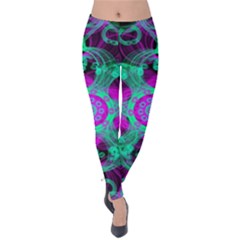 Pattern Velvet Leggings by gasi