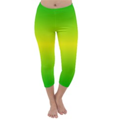 Pattern Capri Winter Leggings  by gasi