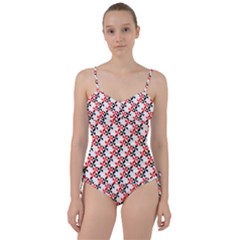 Pattern Sweetheart Tankini Set by gasi
