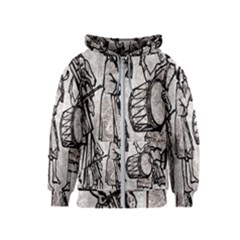 Man Ethic African People Collage Kids  Zipper Hoodie by Celenk