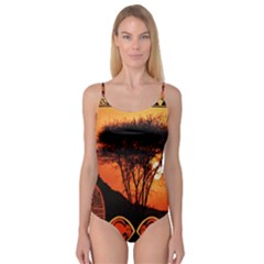 Africa Safari Summer Sun Nature Camisole Leotard  by Celenk