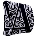 Alphabet Calligraphy Font A Letter Back Support Cushion View2