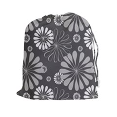 Floral Pattern Floral Background Drawstring Pouches (xxl) by Celenk