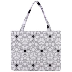 Pattern Zentangle Handdrawn Design Mini Tote Bag by Celenk