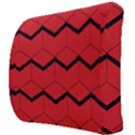 red box pattern Back Support Cushion View3