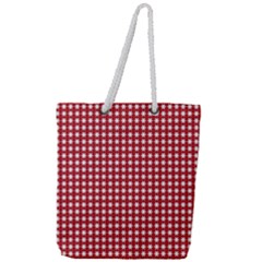 Christmas Paper Wrapping Paper Full Print Rope Handle Tote (large) by Celenk