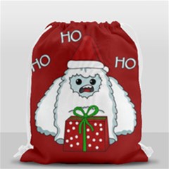 Yeti Xmas Drawstring Bag (small) by Valentinaart