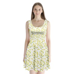 Chilli Pepers Pattern Motif Split Back Mini Dress  by dflcprints