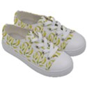 Chilli Pepers Pattern Motif Kids  Low Top Canvas Sneakers View3