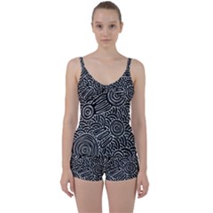Meeting Places Tie Front Two Piece Tankini by hogartharts