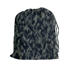 Camouflage Tarn Military Texture Drawstring Pouches (xxl) by Celenk