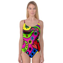Seamless Tile Background Abstract Camisole Leotard  by Celenk