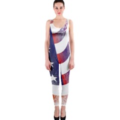 Usa Flag America American Onepiece Catsuit by Celenk