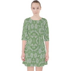 Art Pattern Design Holiday Color Pocket Dress by Celenk
