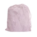 Marble Background Texture Pink Drawstring Pouches (XXL) View1