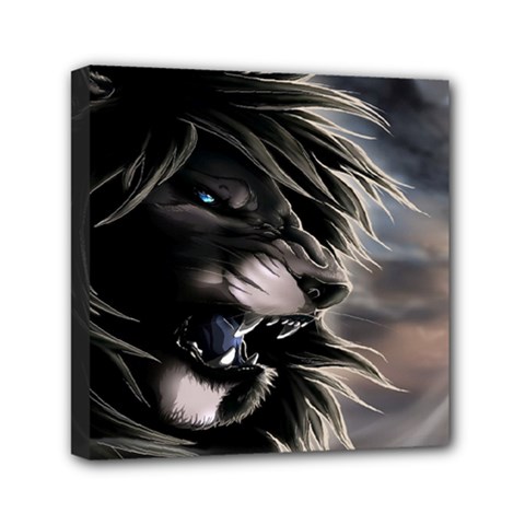 Angry Lion Digital Art Hd Canvas Travel Bag by Celenk